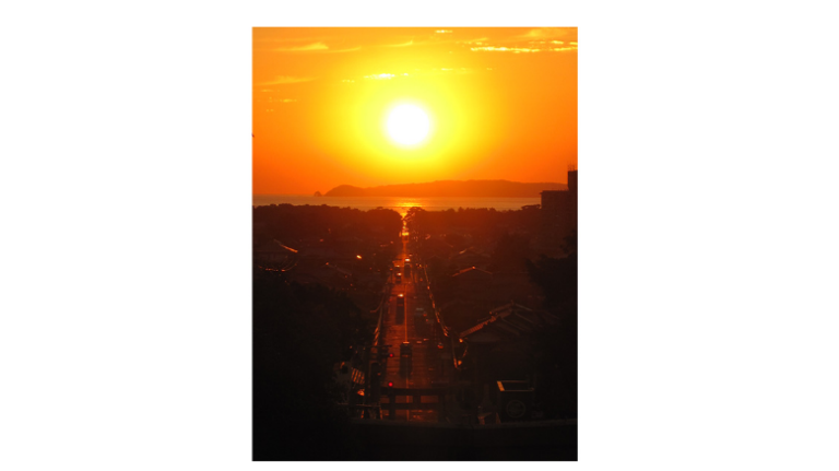 宮地嶽神社 2024年光の道