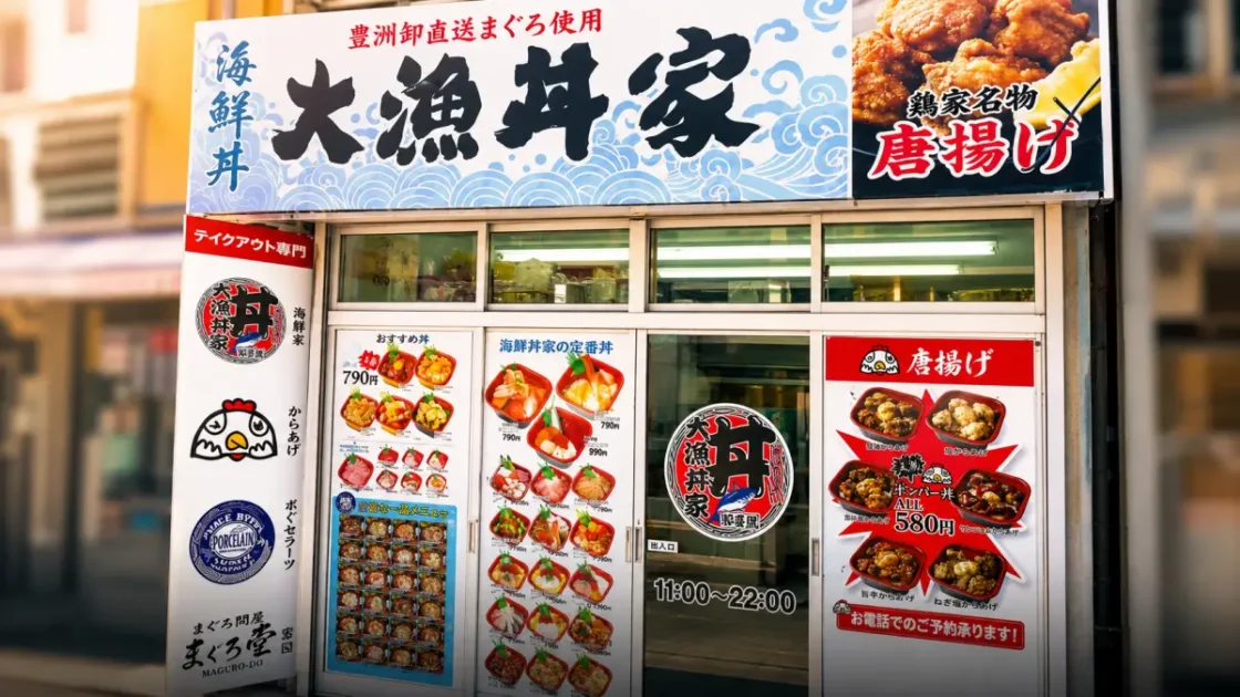 大漁丼家 六本松にオープン海鮮丼専門店豊富なメニュー