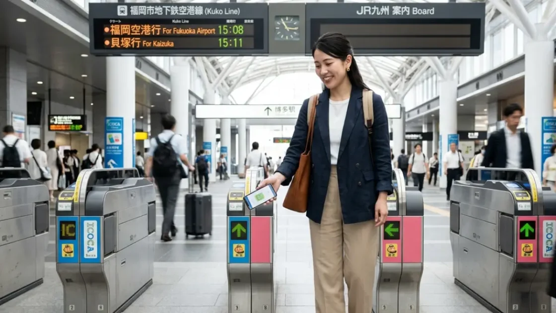 福岡 電車 Suicaは対応？利用可能な交通機関まとめ