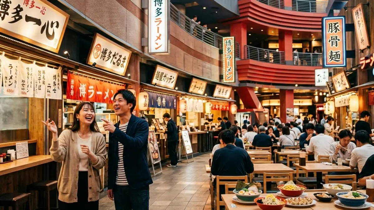 ラーメンスタジアム福岡2026の店舗一覧とラーメン食べ比べイメージ