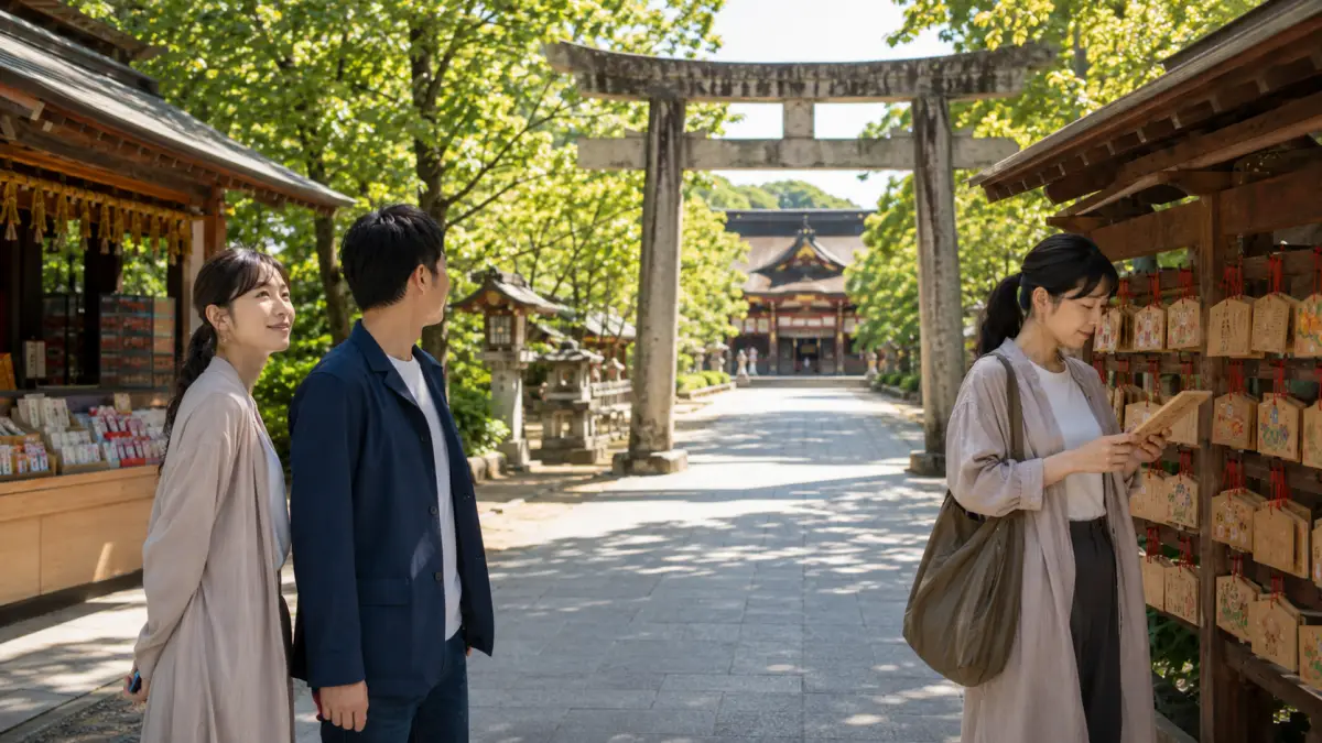 福岡神社パワー スポットを恋愛や金運など目的別に巡る日本人