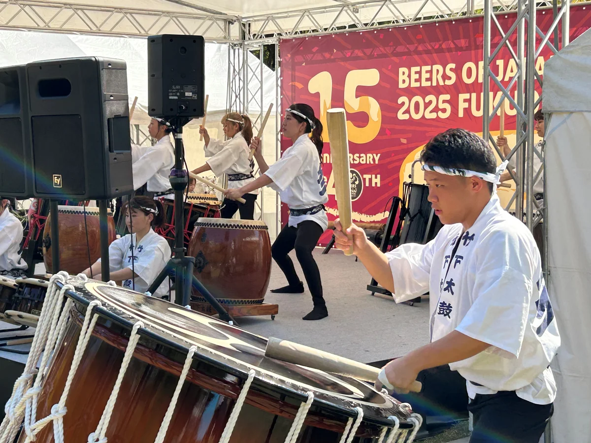 BEERS OF JAPAN FESTIVAL 過去開催(2025年)の和太鼓ステージ