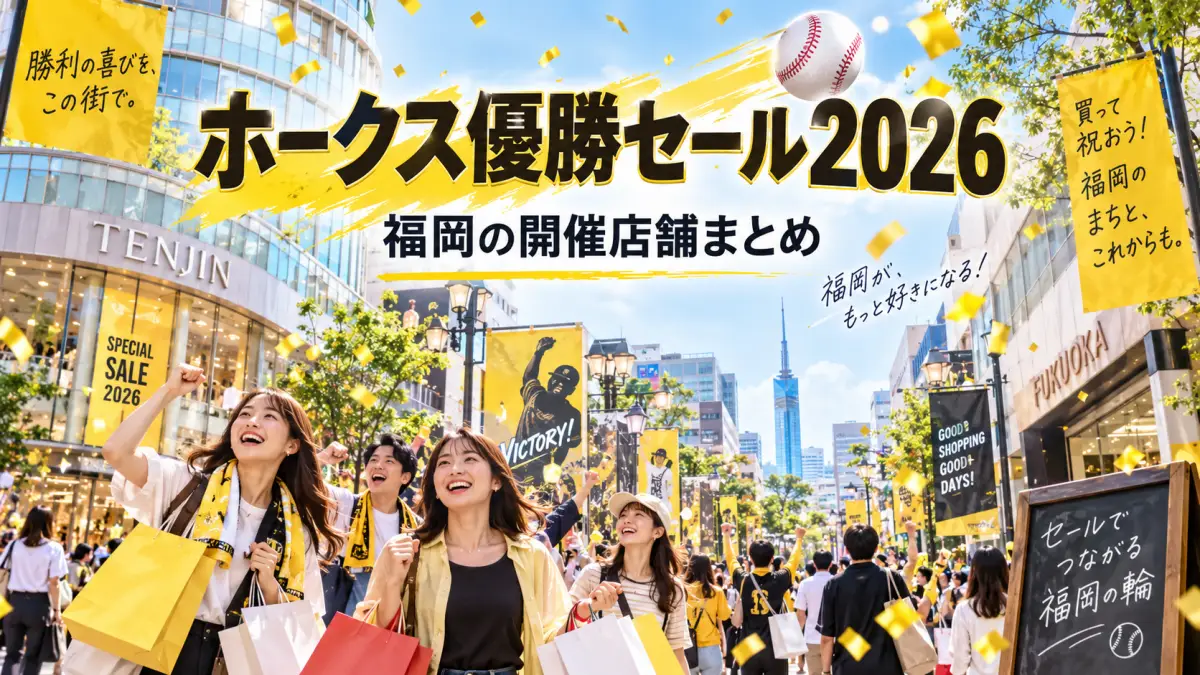 ホークス優勝セール2026はどこ？福岡の開催店舗・期間一覧
