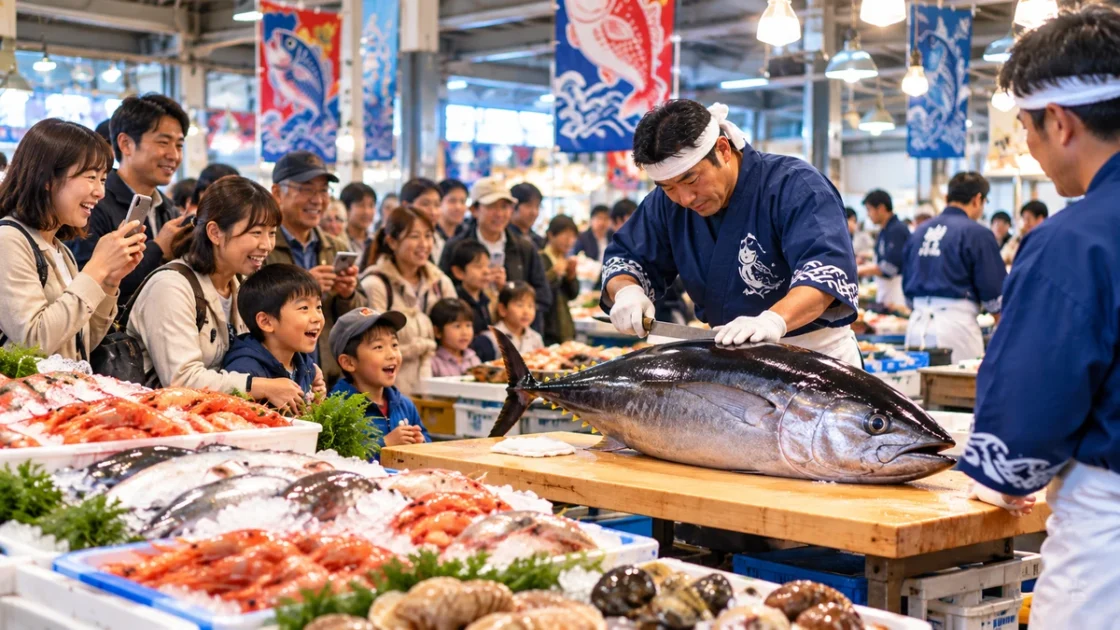 長浜鮮魚市場「市民感謝デー」｜マグロ解体ショー・開催日程まとめ【10月10日】