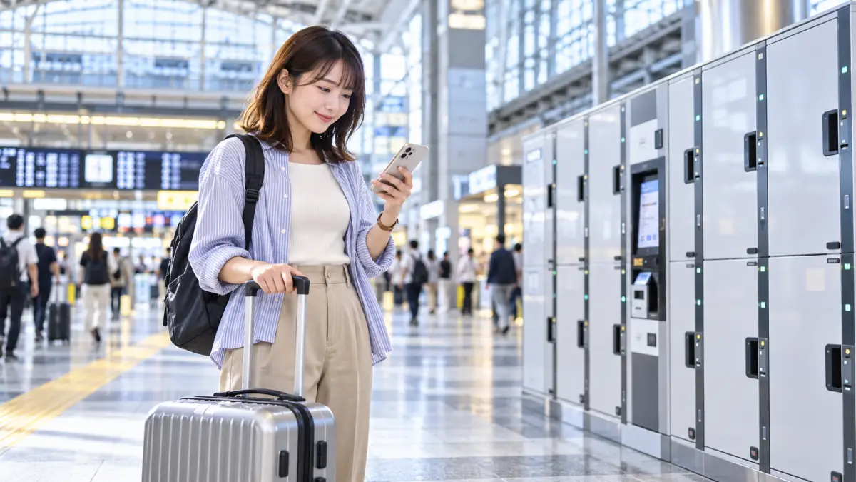 博多駅のコインロッカーは予約できる？料金・空き状況と預け方